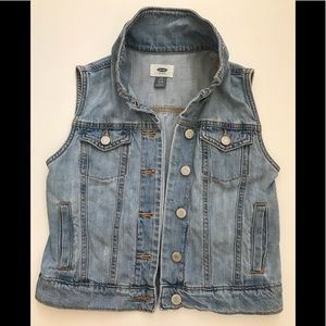 Old navy denim vest